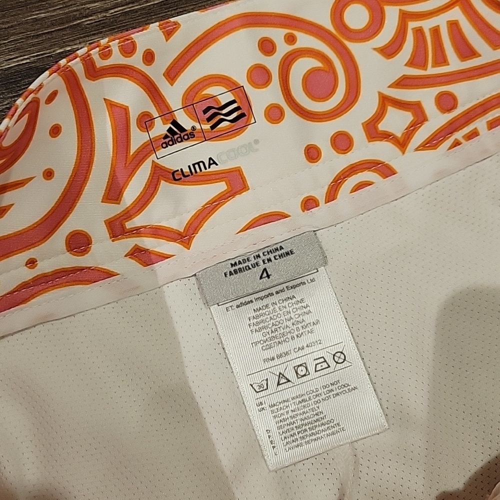 ❤️ NWOT! ADIDAS CLIMACOOL CONTRAST BLOOMING TATTOO SKORT / TENNIS SKIRT - Picture 5 of 9